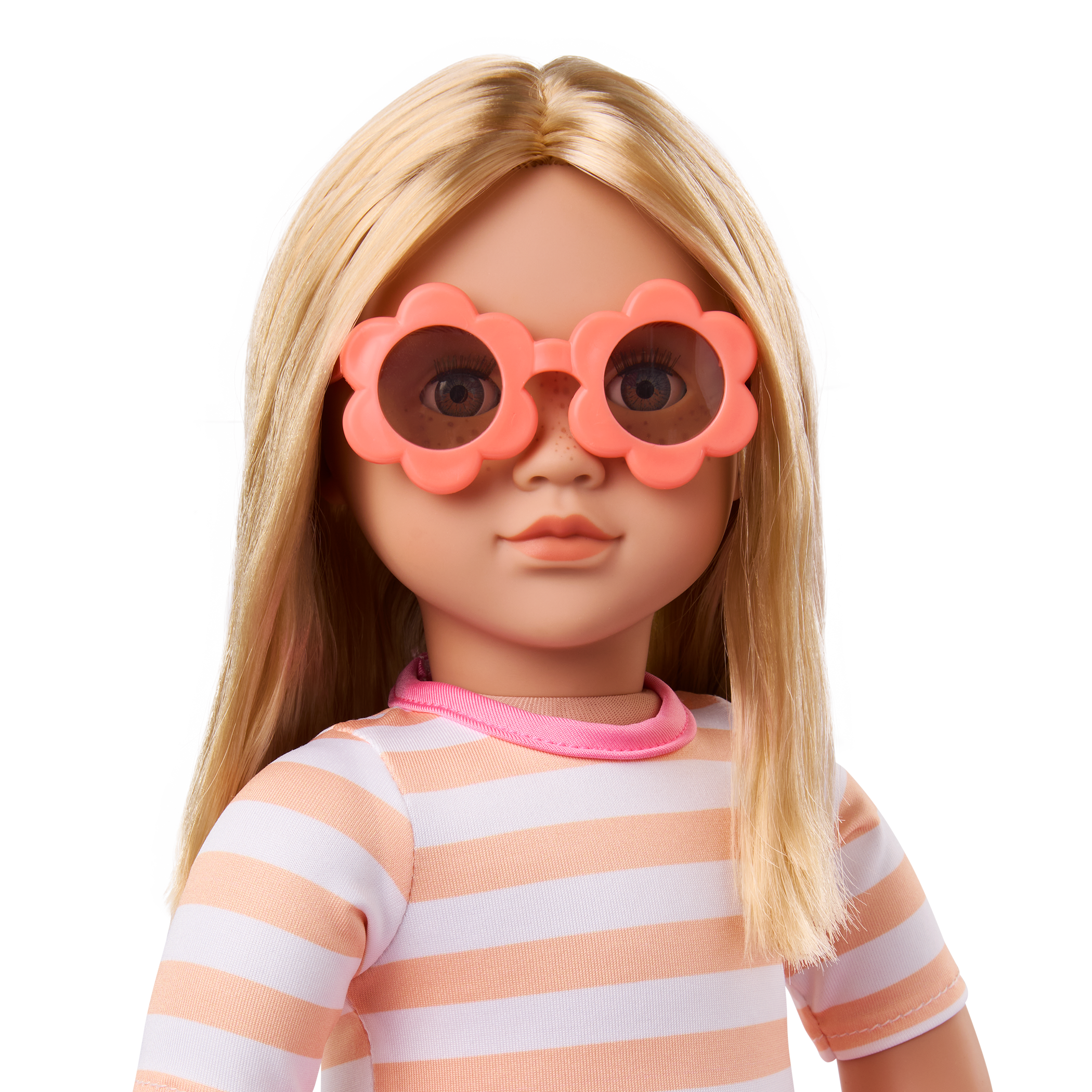 Margot - 46cm Beach Style Doll - Doll with Blonde Hair & Freckles - Summer Accessories for Dolls - Gifts for Kids - Our Generation