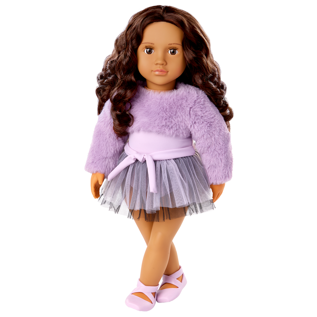 Jovanna - 46cm Ballet Doll - Brown Eyes & Hair - Toys for Girls - Our Generation