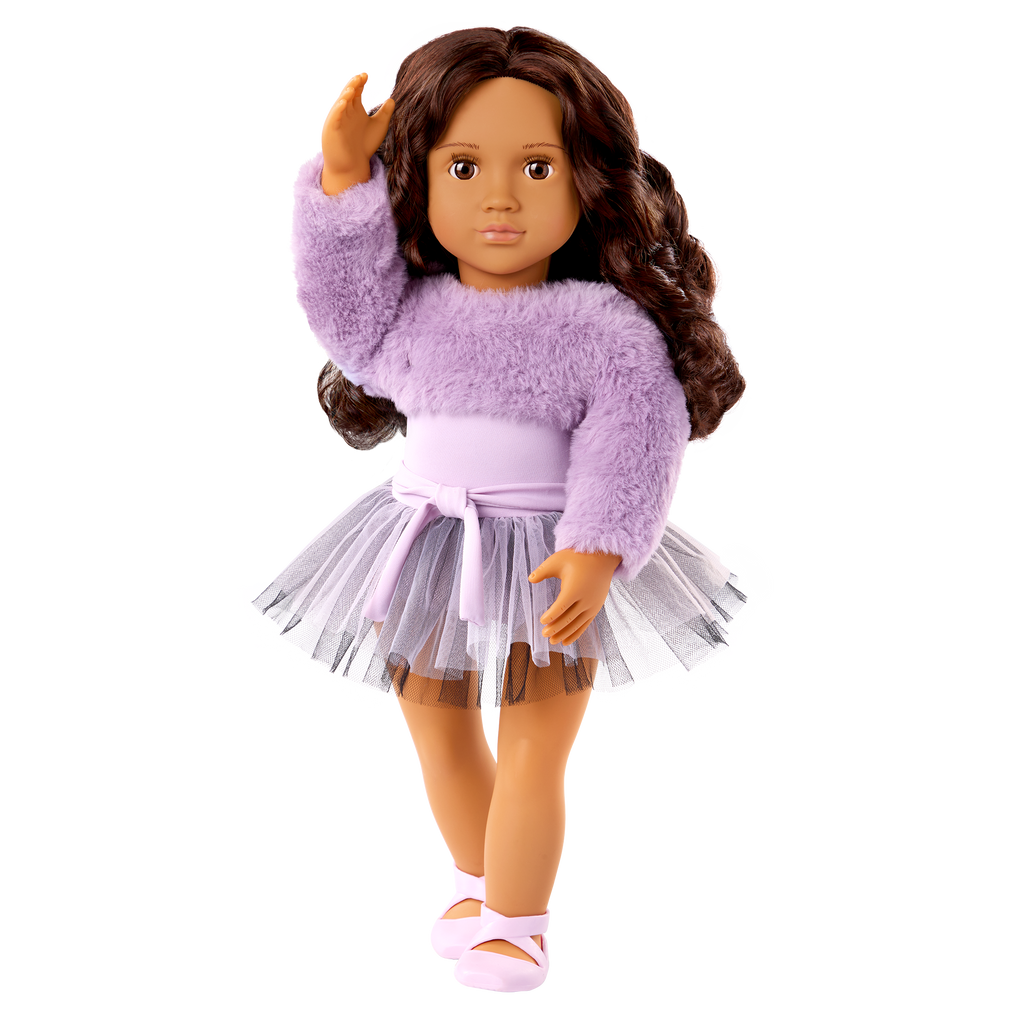 Jovanna - 46cm Ballet Doll - Brown Eyes & Hair - Toys for Girls - Our Generation