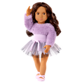 Jovanna - 46cm Ballet Doll - Brown Eyes & Hair - Toys for Girls - Our Generation