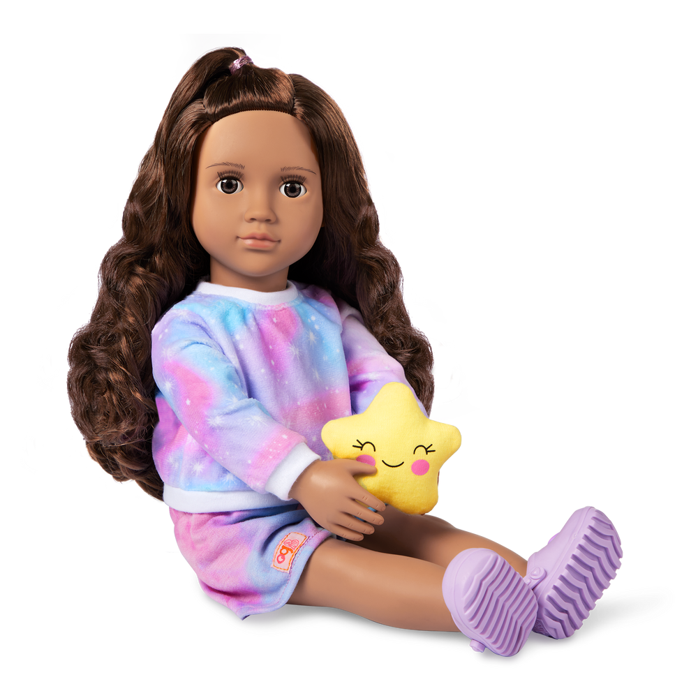 Carmen - 46cm Sleepover Doll - OG Doll with Auburn Hair & Brown Eyes - Toys & Gifts for Kids Ages 3 to 12 Years - Our Generation UK