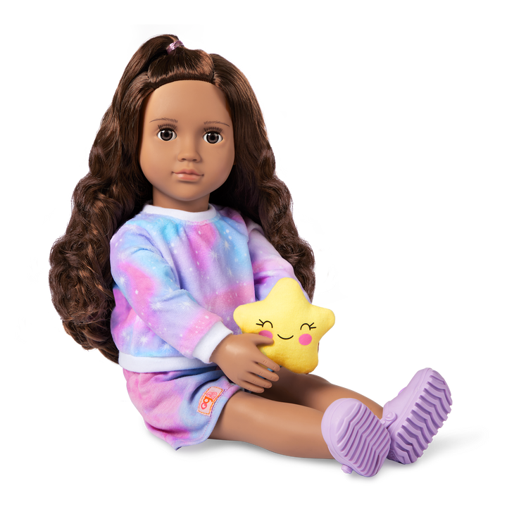 Carmen - 46cm Sleepover Doll - OG Doll with Auburn Hair & Brown Eyes - Toys & Gifts for Kids Ages 3 to 12 Years - Our Generation UK
