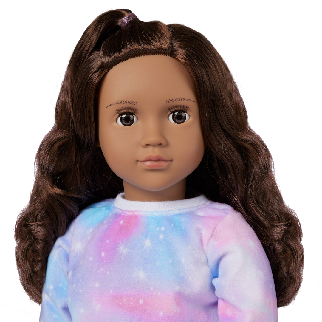 Carmen - 46cm Sleepover Doll - OG Doll with Auburn Hair & Brown Eyes - Toys & Gifts for Kids Ages 3 to 12 Years - Our Generation UK