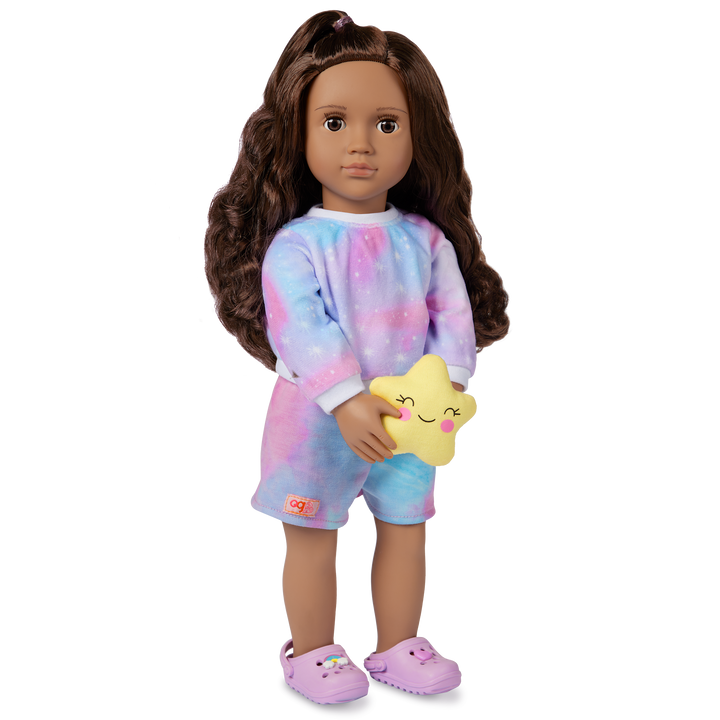 Carmen - 46cm Sleepover Doll - OG Doll with Auburn Hair & Brown Eyes - Toys & Gifts for Kids Ages 3 to 12 Years - Our Generation UK