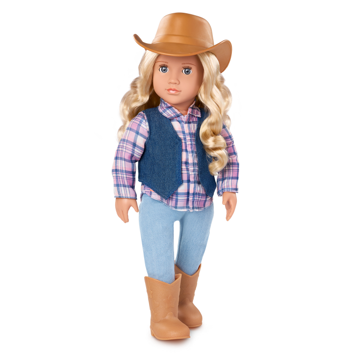 Ashleigh - 46cm Equestrian Doll - OG Doll with Blonde Hair & Grey Eyes - Our  Generation