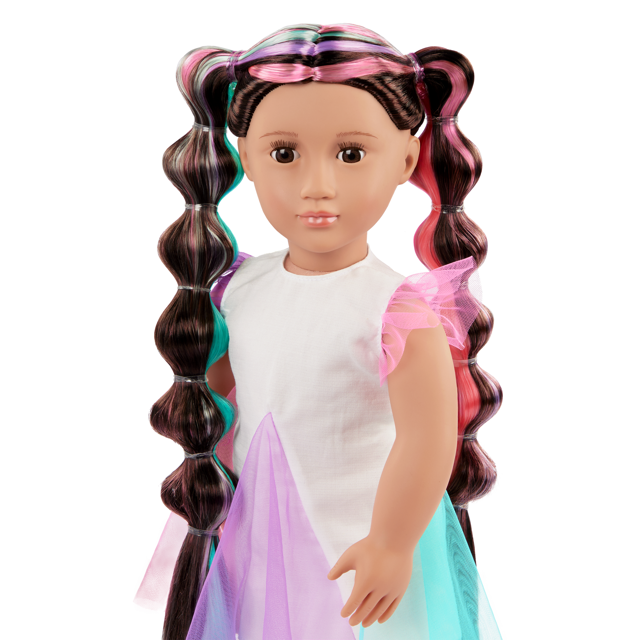 Tina - 46cm Hair Grow Doll - OG Doll with Long Hair & Extenable Braids - Hair-Styling Accessories & Booklet - Gifts for Kids - Our Generation