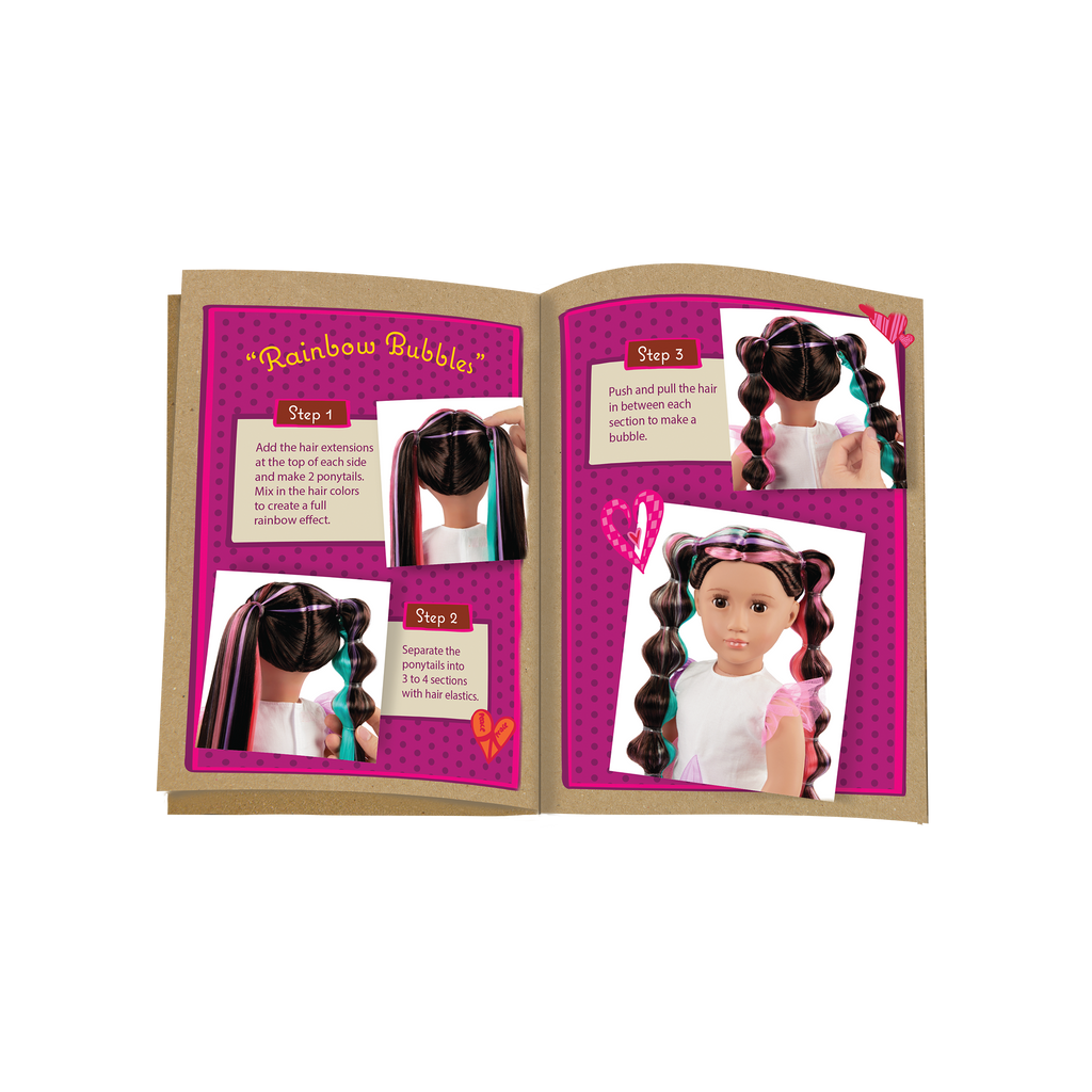 Tina - 46cm Hair Grow Doll - OG Doll with Long Hair & Extenable Braids - Hair-Styling Accessories & Booklet - Gifts for Kids - Our Generation