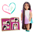 Tina - 46cm Hair Grow Doll - OG Doll with Long Hair & Extenable Braids - Hair-Styling Accessories & Booklet - Gifts for Kids - Our Generation