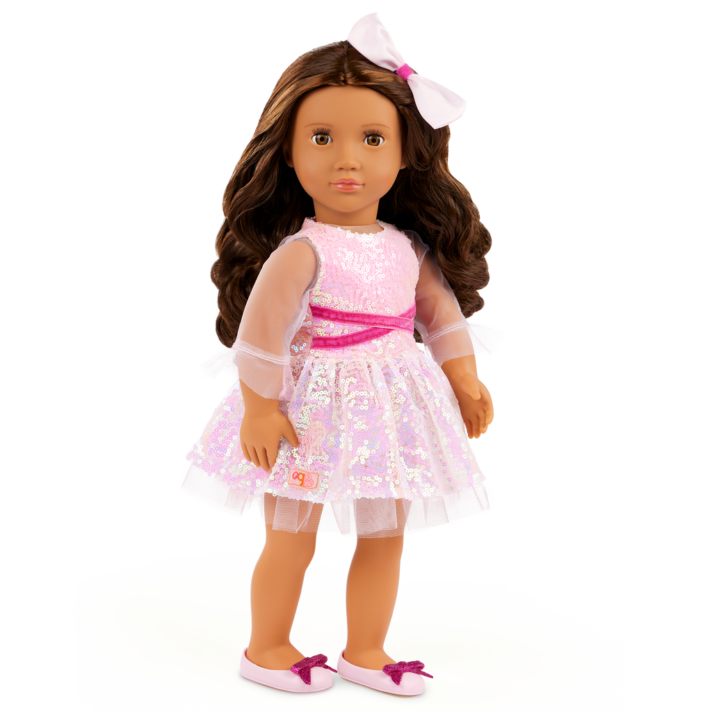 Katia - 46cm Fashion Doll - OG Doll with Brown Hair & Eyes - Gifts for Kids Ages 3 Years + - Our Generation UK