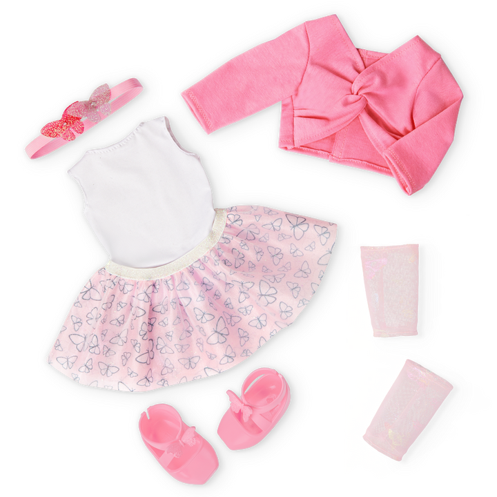Mika - Ballerina Doll - OG Doll with Brown Hair, Eyes & Freckles - 46cm Ballet Doll for Kids - Toys for Ages 3 Years + - Our Generation