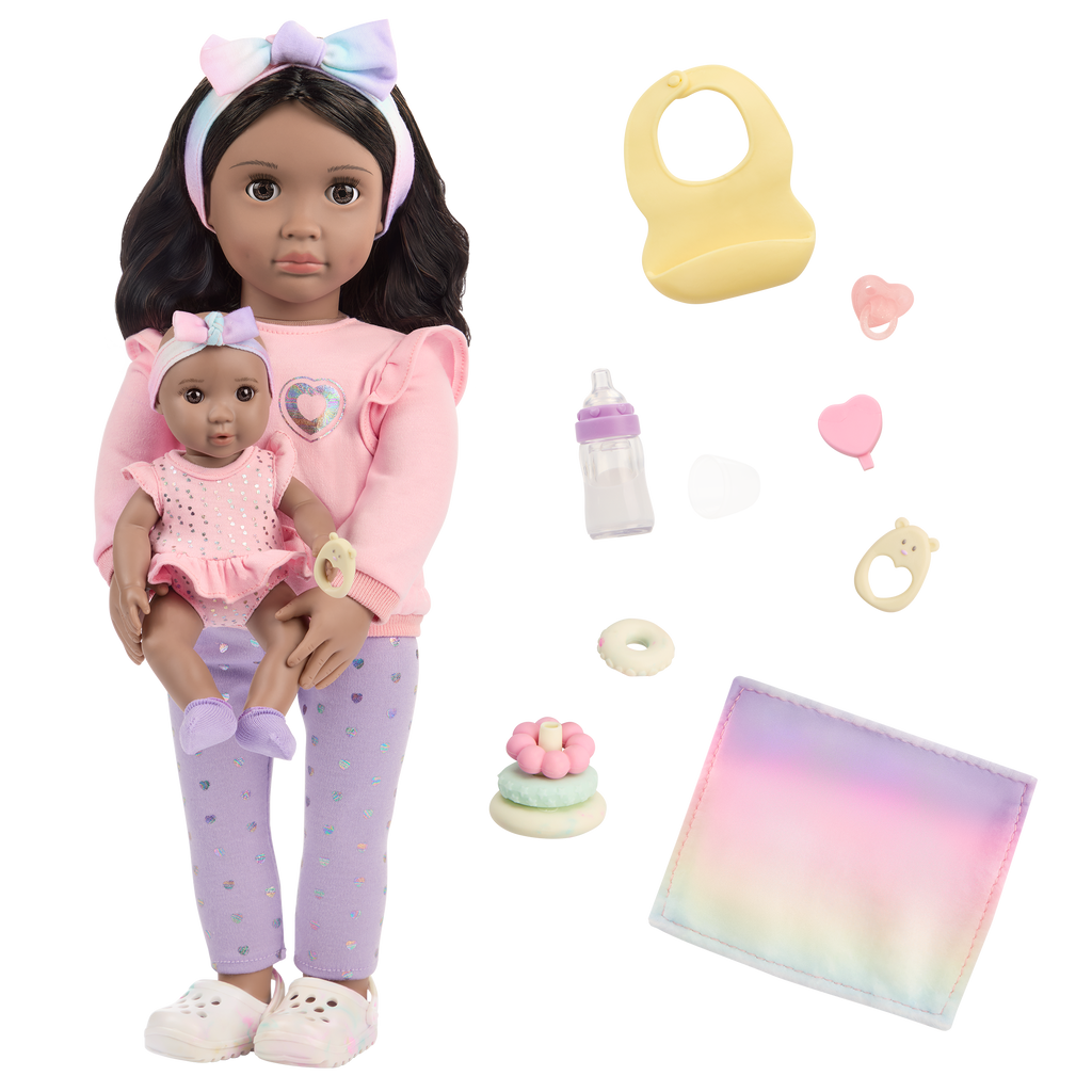 Our Generation 18-inch Doll Tayla & Baby Sister Shae