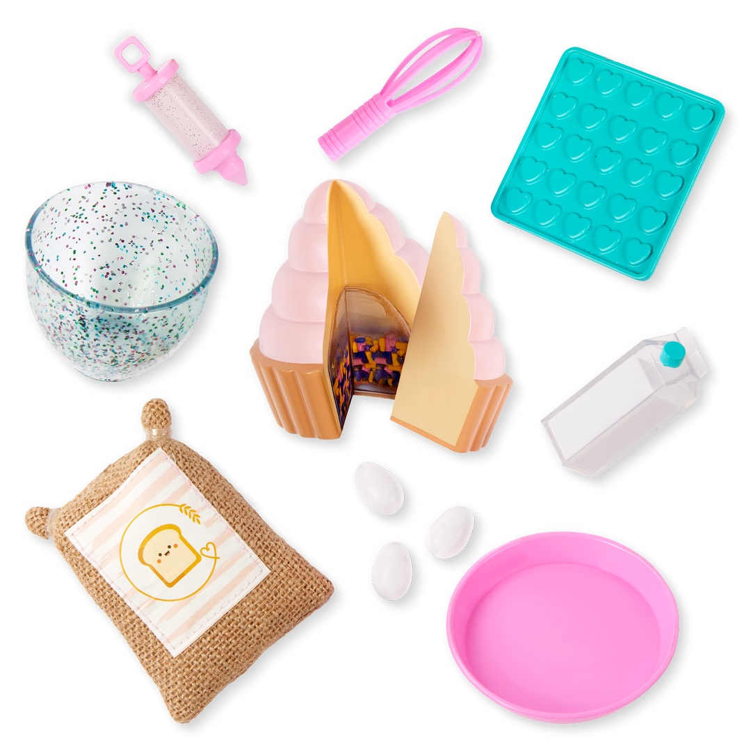 Paola- 46cm Baking Doll with Book - OG Deluxe Doll - Storybook for Doll - Baking Accessories - Toys for Kids - Gift Ideas - 3 Years + - Our Generation UK