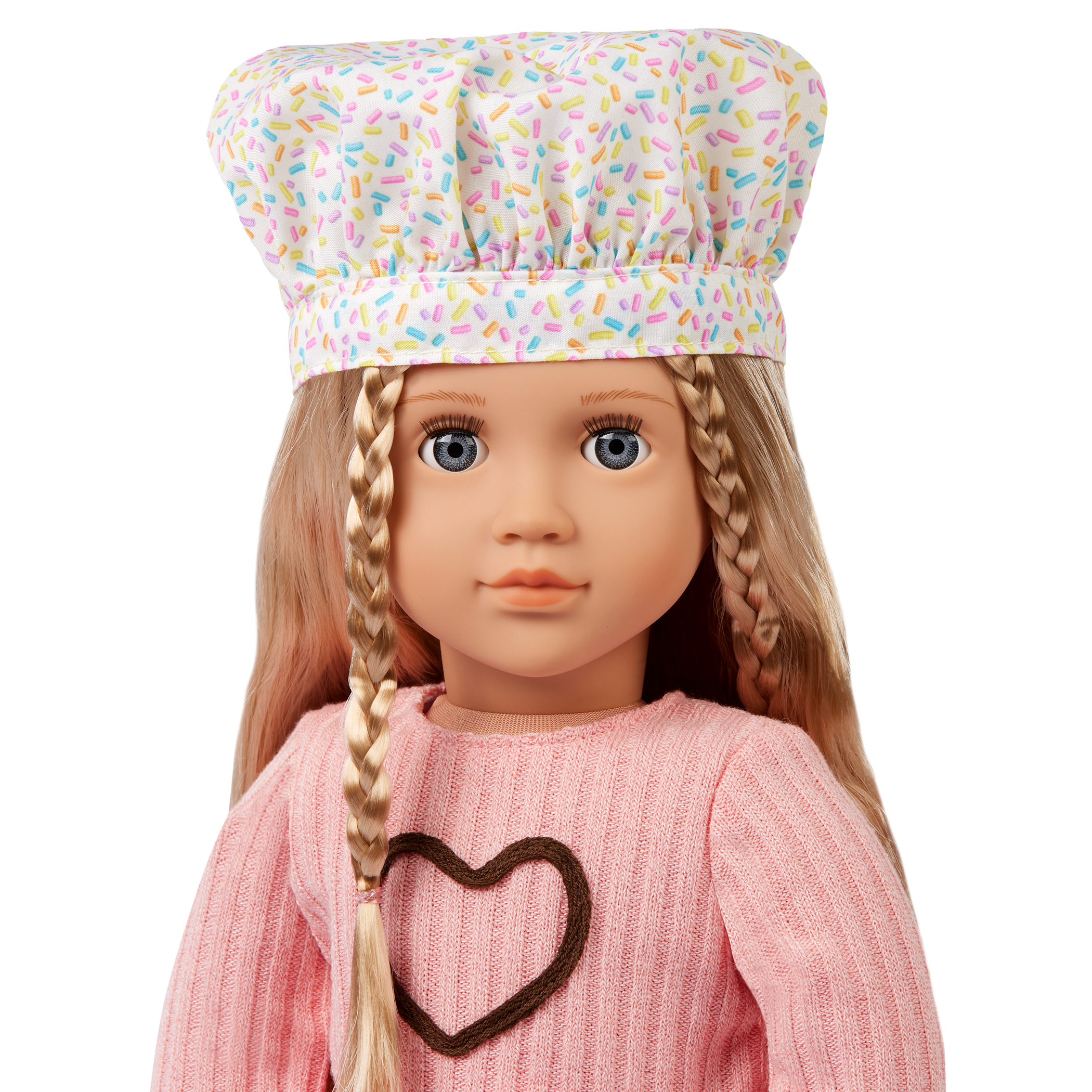 Emery - 46cm Baking Doll & Book - Posable Doll with Blonde Hair- Baking Accessories for Dolls - Chapter Story Book - Gifts for Ages 3 Years + - Our Generation UK