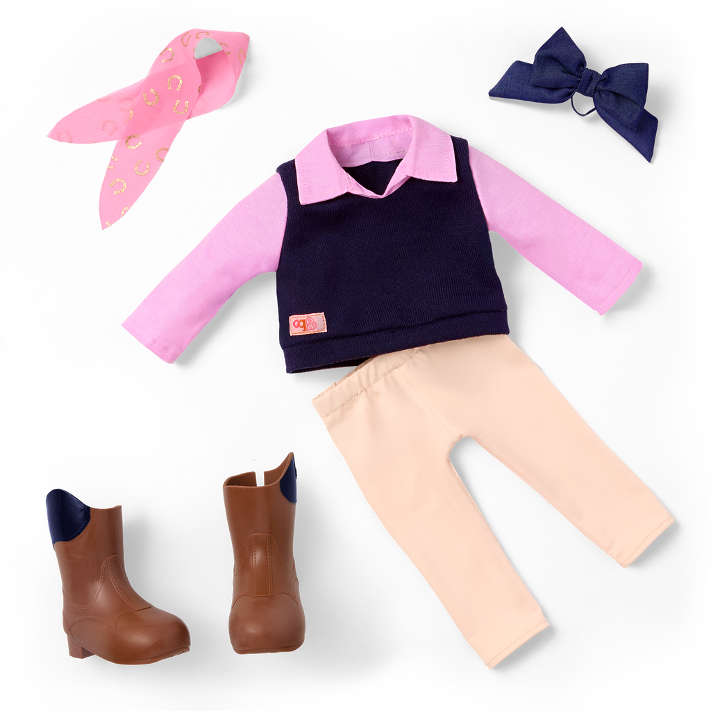 Presley - 46cm Horse Riding Doll - OG Equestrain Doll with Blonde Hair & Grey Eyes - Toys for Kids Ages 3 Years + - Our Generation UK