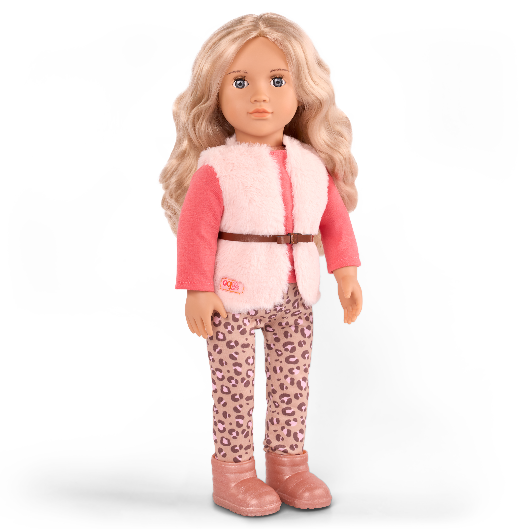 Kinsley & Pet Puppy Kenzi - 46cm Doll with 15cm Plush Pup - Toys for Kids Ages 3 to 12 Years - Our Generation