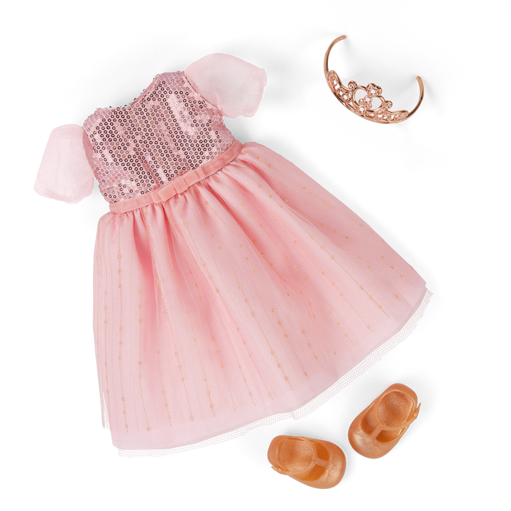 Estrella - Princess Doll with Tiara - OG Doll with Pink Gown, Tiara, Brown Hair & Eyes - Christmas Gifts for Kids - Our Generation