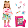 Kat - 46cm Doll & Book - Blonde Hair, Grey Eyes & Freckles - Toys for Children Ages 3 to 12 Years - Our Generation UK