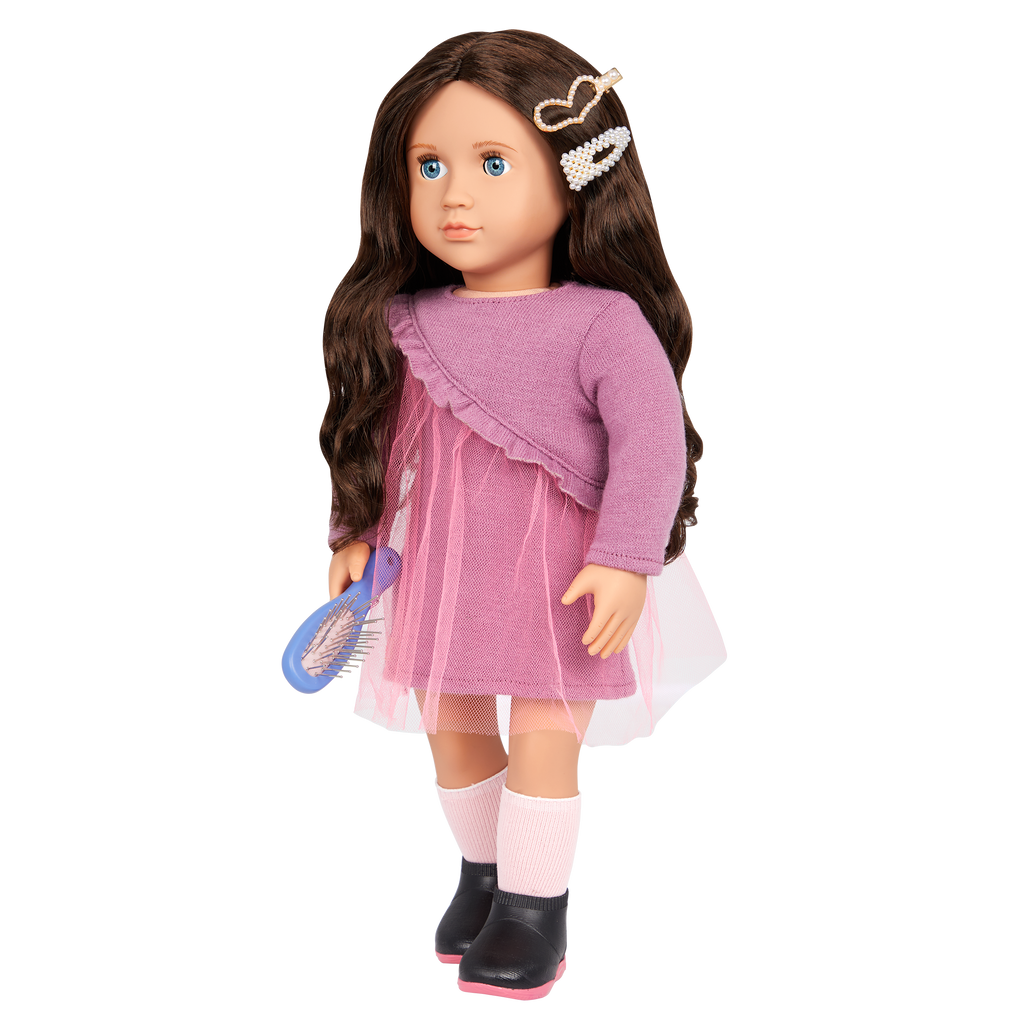 Twirls & Pearls - Hair-Styling for 46cm Dolls - Hairbands, Brush & Clips - Our Generation