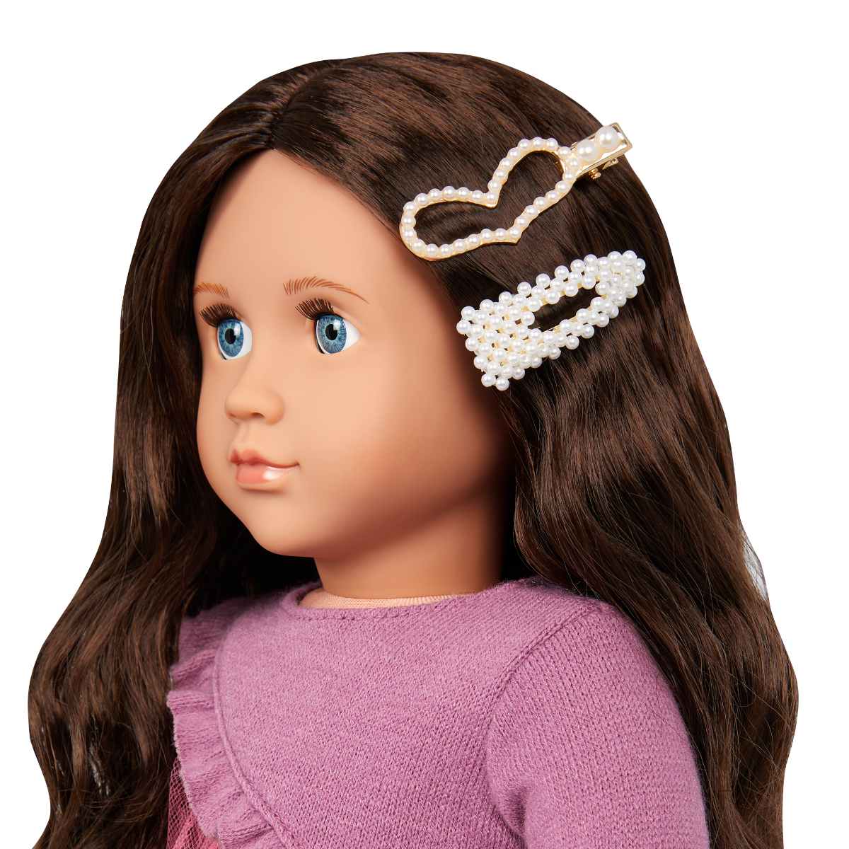 Twirls & Pearls - Hair-Styling for 46cm Dolls - Hairbands, Brush & Clips - Our Generation