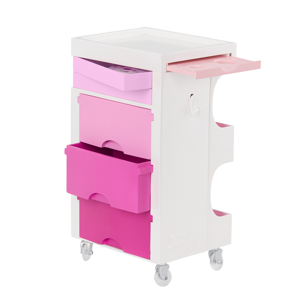 Salon Cart - Hair Dresser Accessories for Dolls - Our Generation