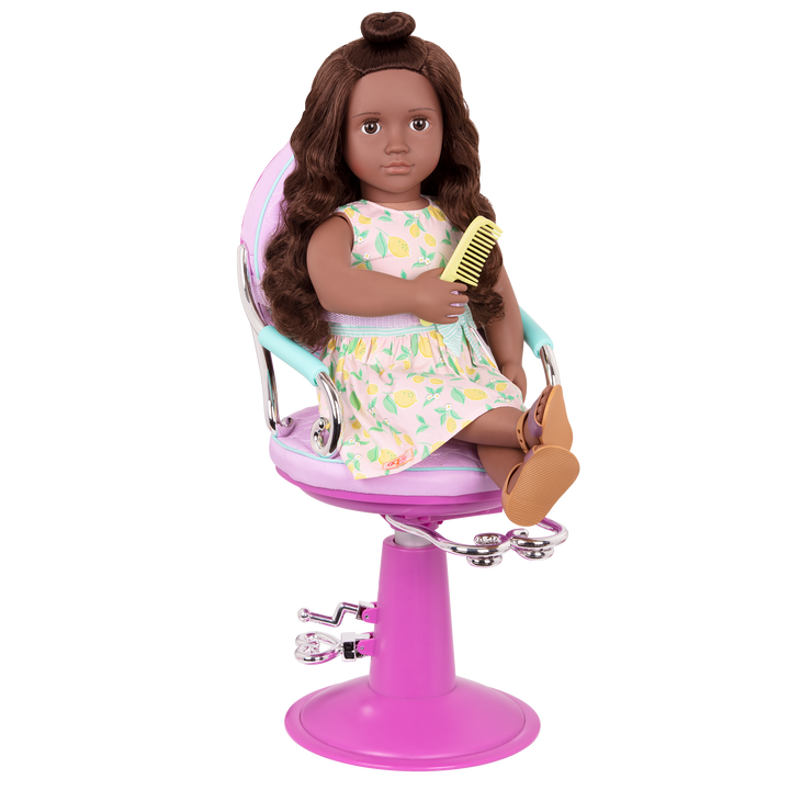 Sitting Pretty Salon Chair - Purple