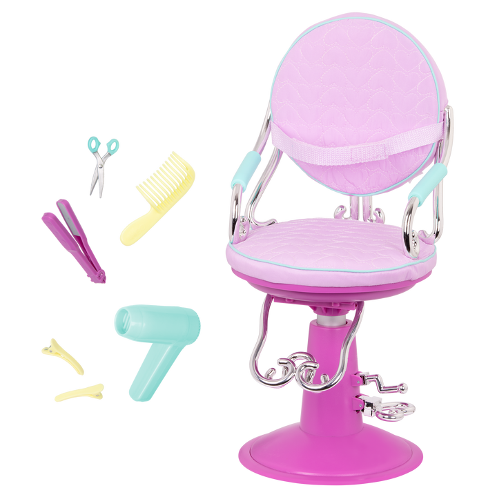 Sitting Pretty Salon Chair - Purple