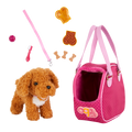 Hop In Dog Carrier - Plush Dog, Carrier & Accessories - Doll Accessory - Our Generation UK