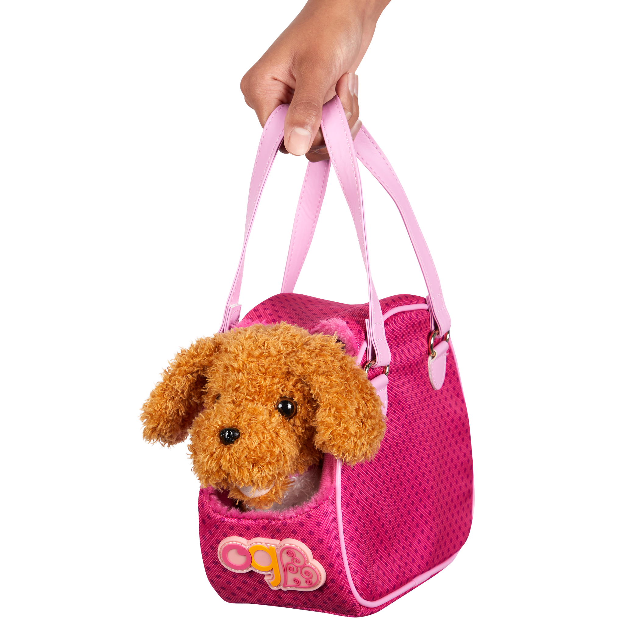 Hop In Dog Carrier - Plush Dog, Carrier & Accessories - Doll Accessory - Our Generation UK