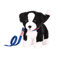 Border Collie - 15cm Dog Plush - Accessories for Dolls - Our Generation