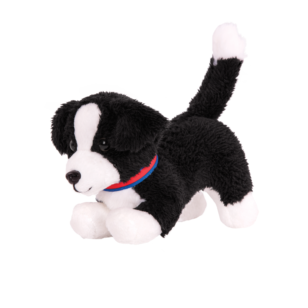 Border Collie - 15cm Dog Plush - Accessories for Dolls - Our Generation