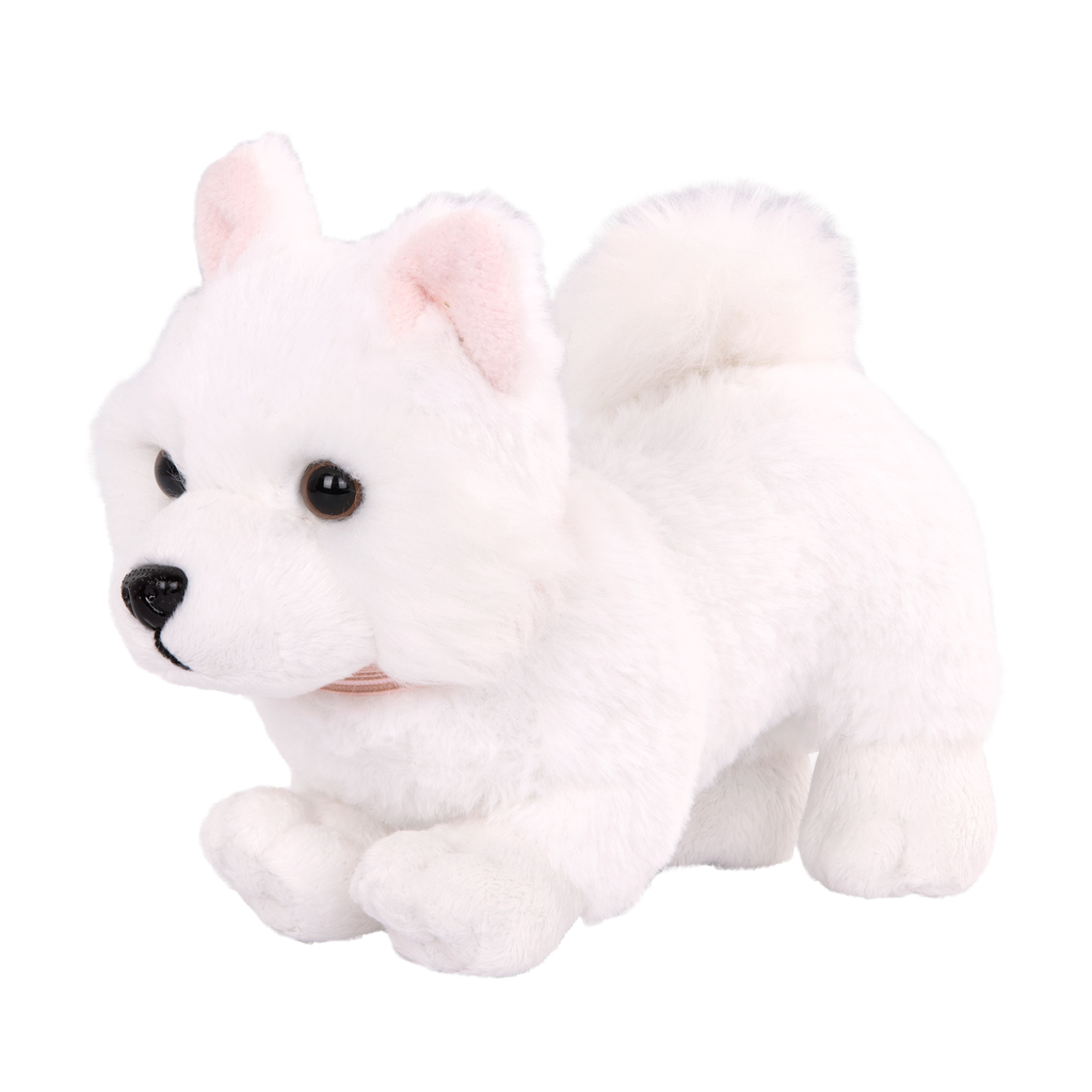 American EskimoPup - 15cm Pup with White Fur - Accessories for Dolls - Our Generation