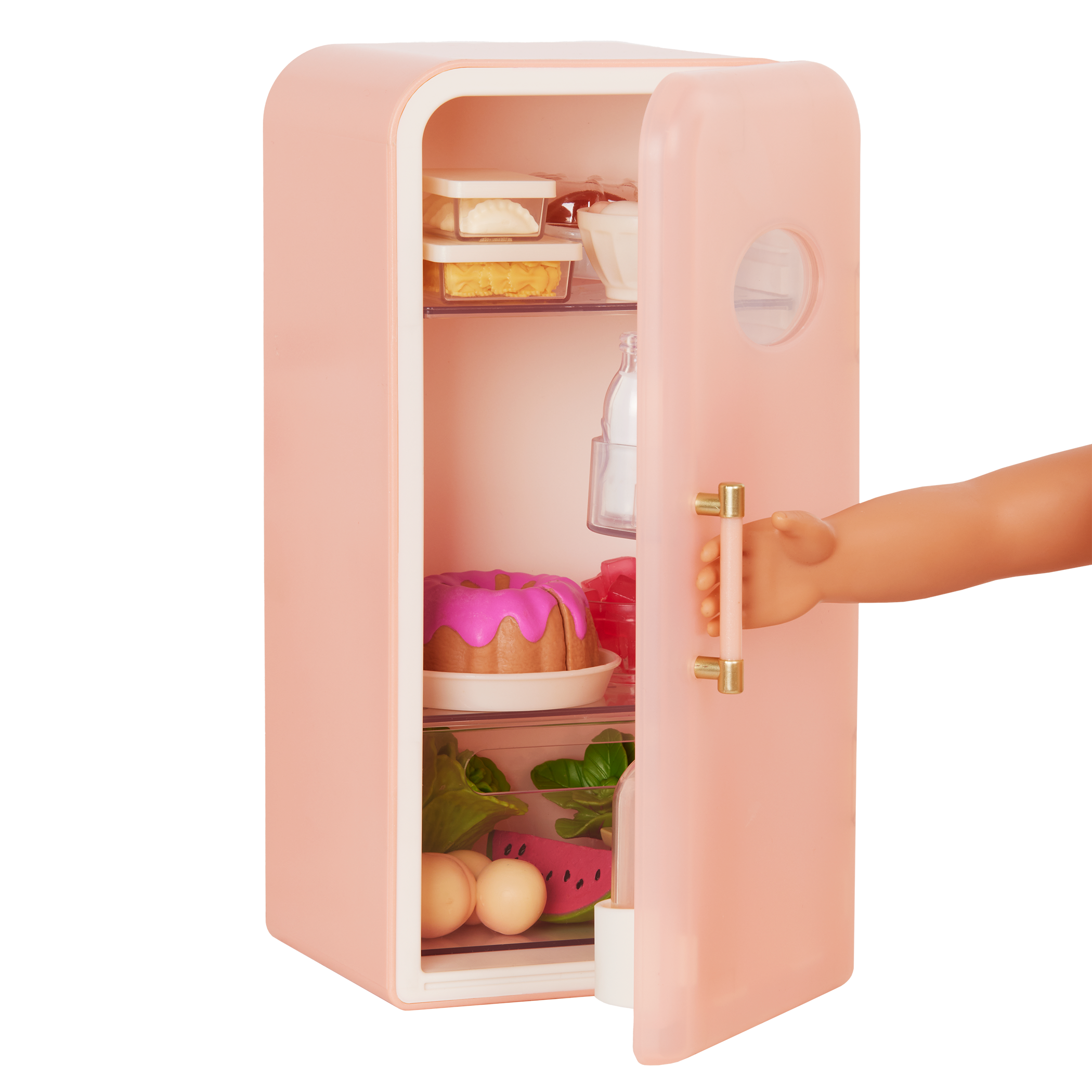 Perfectly Fresh - Mini Fridge Set for Dolls - Food Accessories - Our Generation
