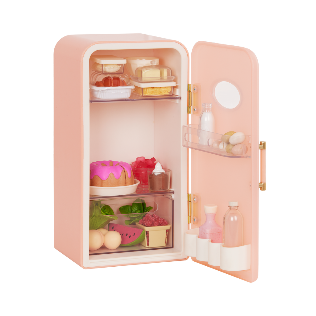 Perfectly Fresh - Mini Fridge Set for Dolls - Food Accessories - Our Generation