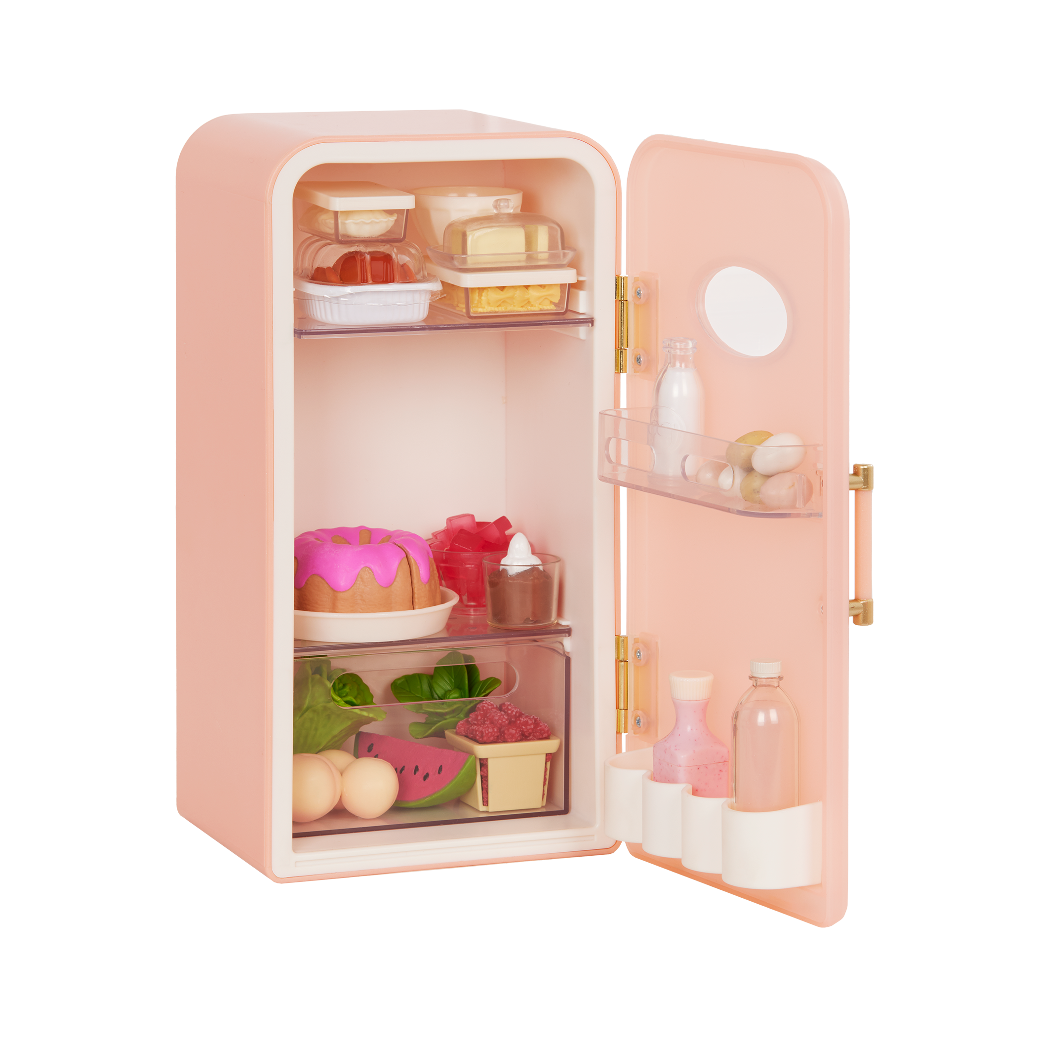 Perfectly Fresh - Mini Fridge Set for Dolls - Food Accessories - Our Generation