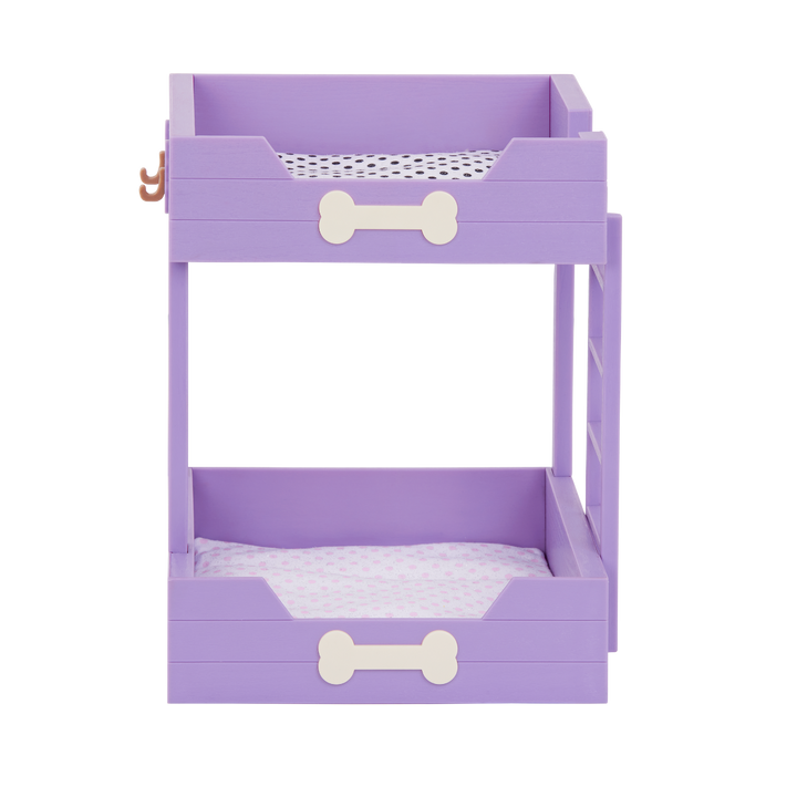 OG Pup Bunk Bed - Purple Dog Bunk Bed - Bed for 15cm OG Pups - Accessories for Dolls - Our Generation