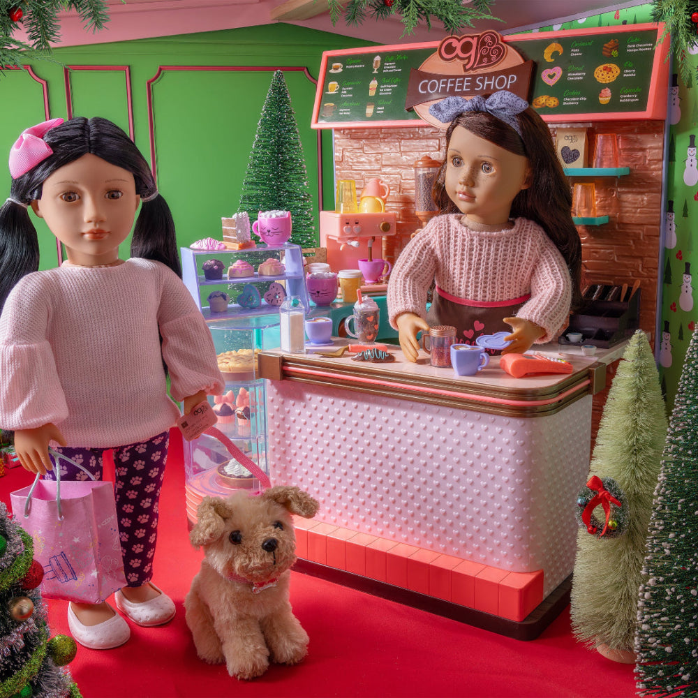 Love U Latte - OG Coffee Shop, Coco & Jin & Charm - Gift Ideas for Kids - Our Generation