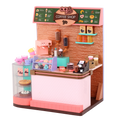 Love U Latte - Coffee Shop Playset - Food Accessories for Dolls - Our Generation Gifts