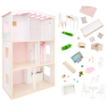 OG Sweet Home - Wooden Dollhouse for 46cm Dolls - 3-Storey Dollhouse with Furniture - Furniture for Dolls - Our Generation UK