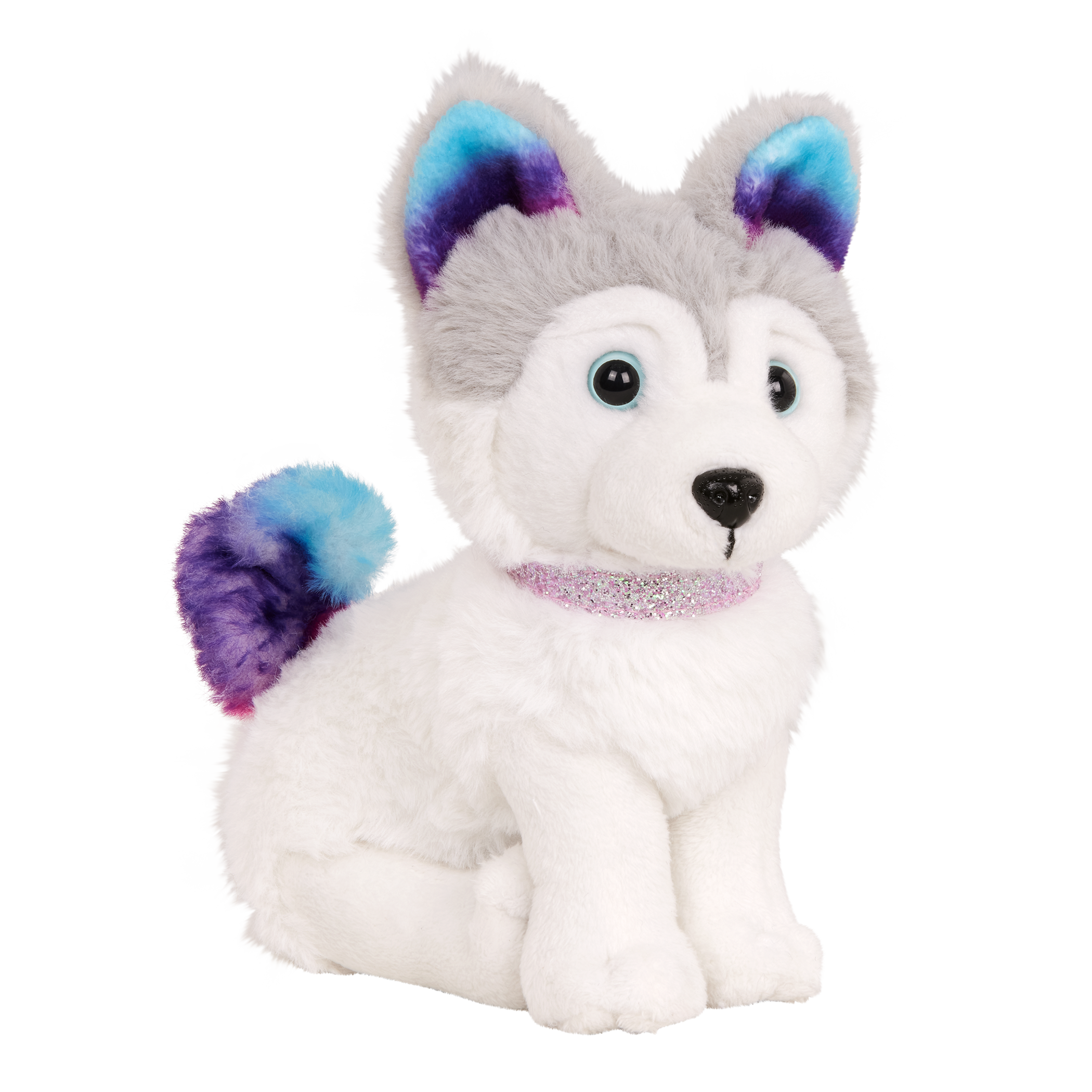 Siberian Husky Dog - 15cm Plush Pup - Accessories for Dolls - Our Generation