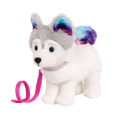 Siberian Husky Dog - 15cm Plush Pup - Accessories for Dolls - Our Generation