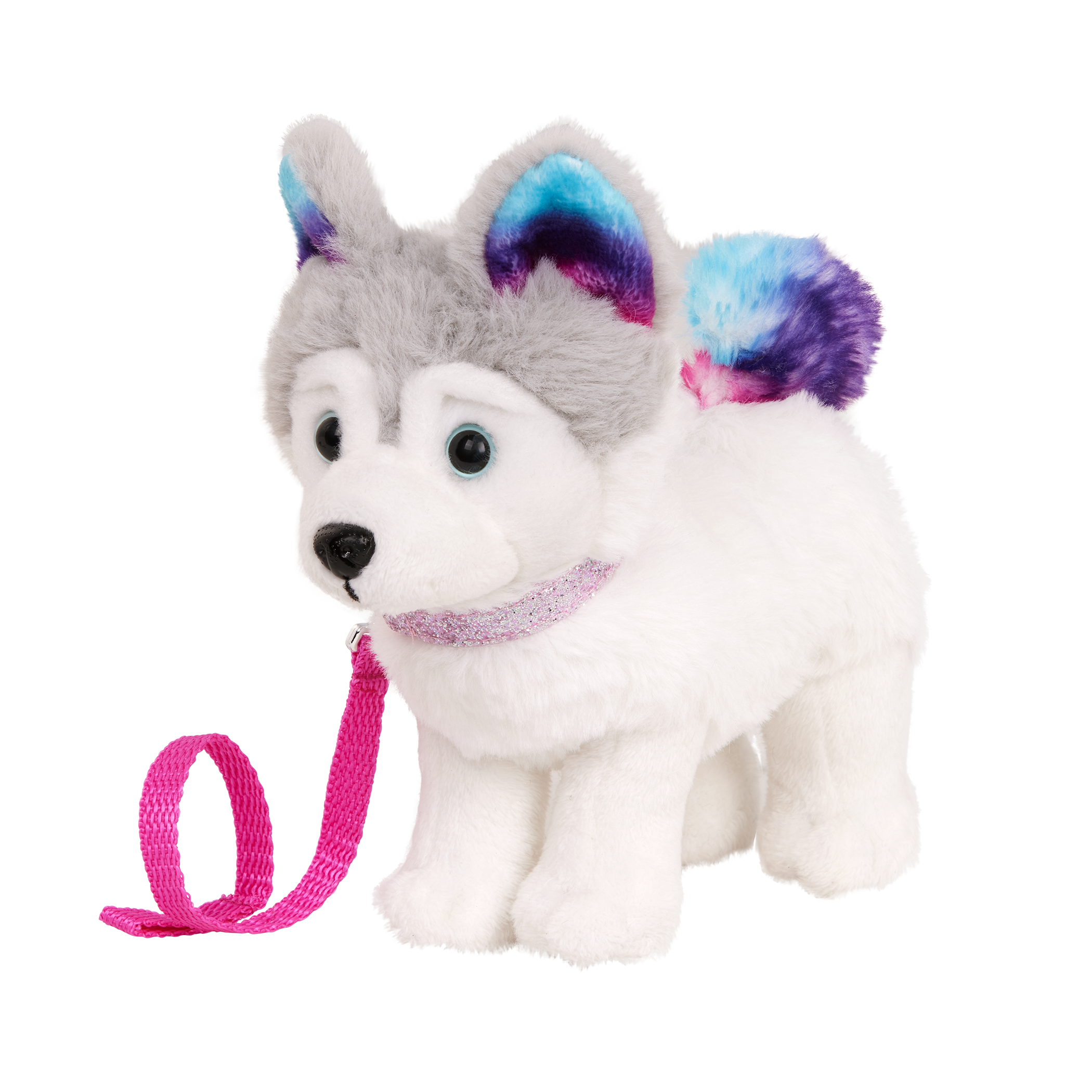Siberian Husky Dog - 15cm Plush Pup - Accessories for Dolls - Our Generation