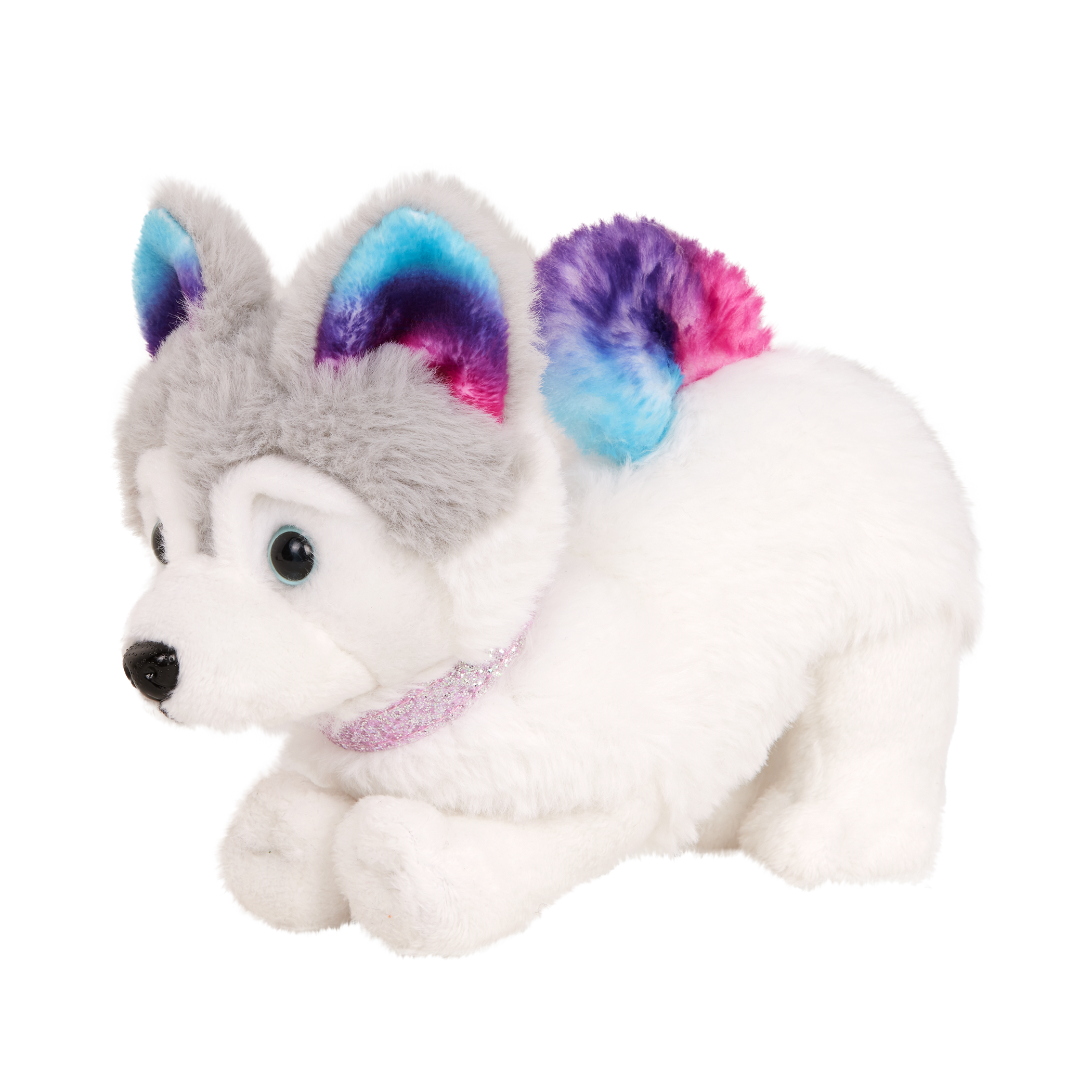 Siberian Husky Dog - 15cm Plush Pup - Accessories for Dolls - Our Generation