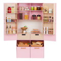 Pretty Pantry - Pink Pantry with Food Accessories - Furniture for Dolls - Our Generation