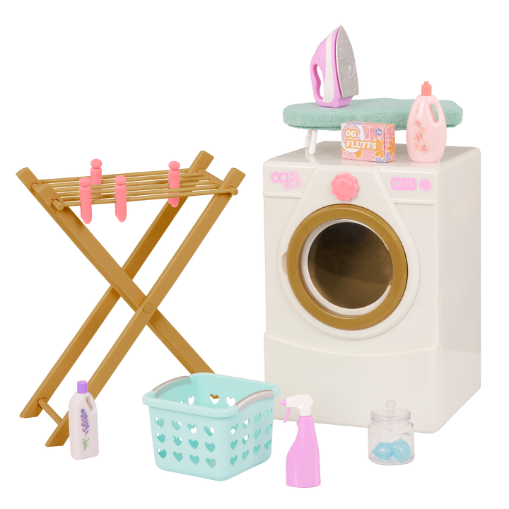 Laundry Day - Washing Playset for 46cm Dolls - Home Accessory for Dolls - Our Generation UK