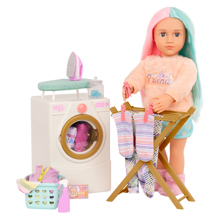 Laundry Day - Washing Playset for 46cm Dolls - Home Accessory for Dolls - Our Generation UK