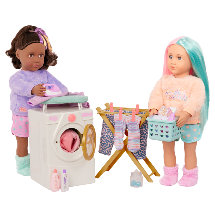 Laundry Day - Washing Playset for 46cm Dolls - Home Accessory for Dolls - Our Generation UK