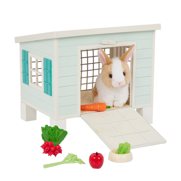 Bunny Hutch Playset - Hut for Pet Rabbit - Accessories for Our Generation Dolls - Our Generation UK
