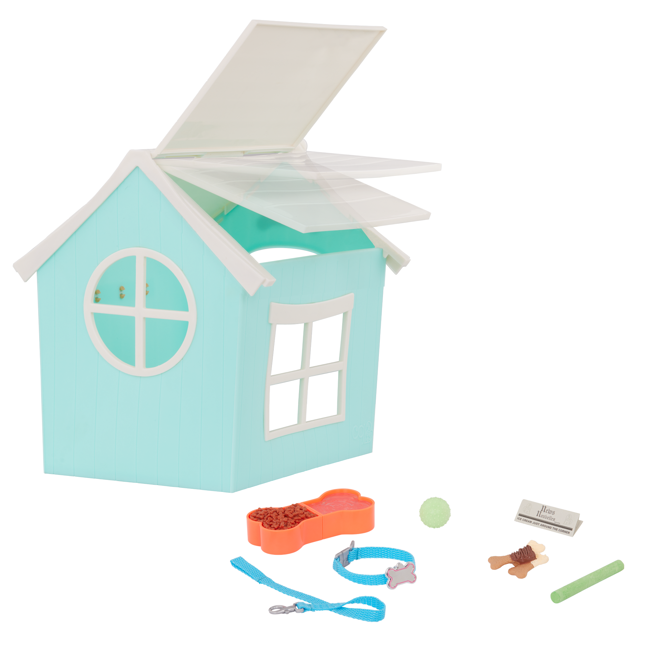 Puppy Place - Blue Dog House with Plush Puppy & Accessories - Our Generation UK