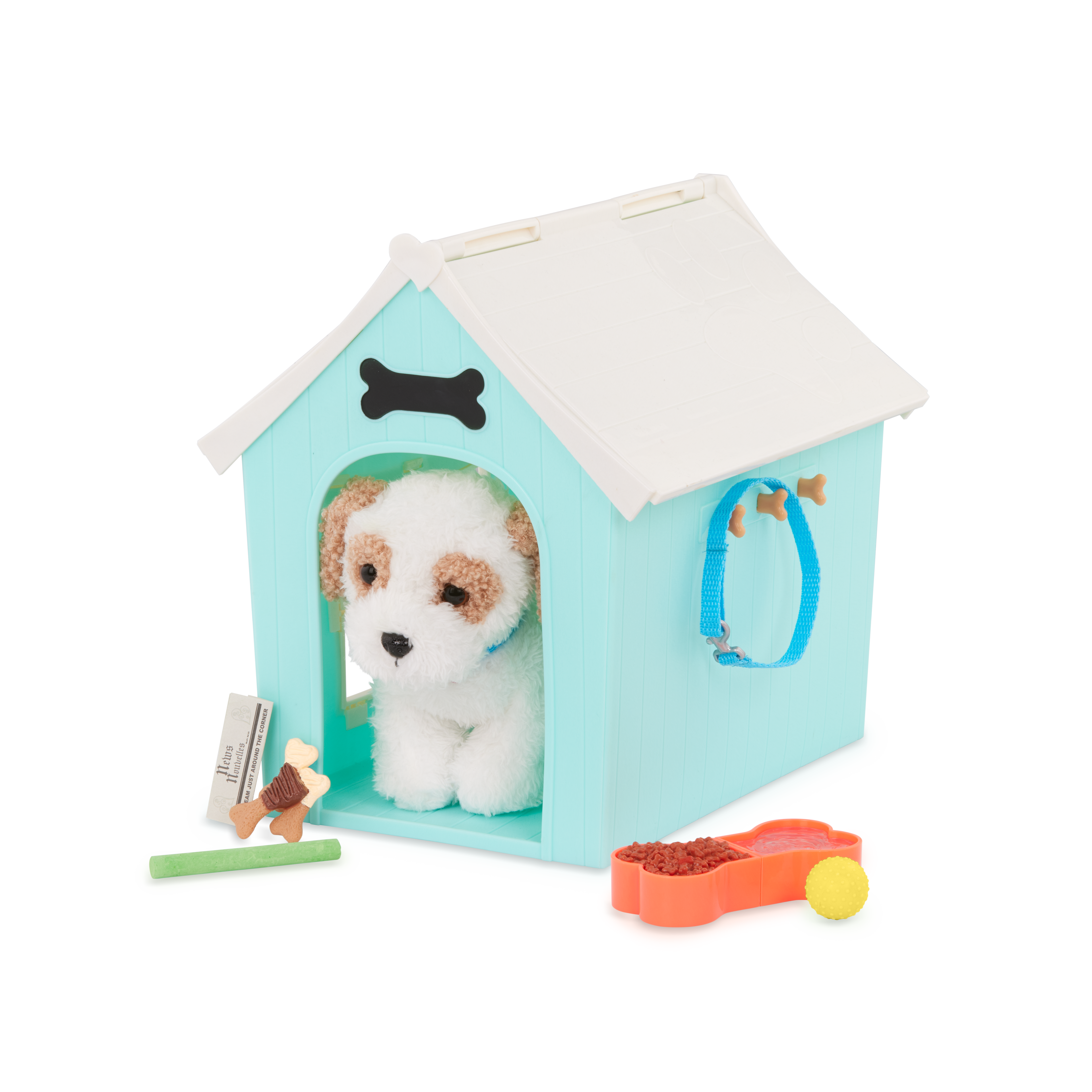 Puppy Place - Blue Dog House with Plush Puppy & Accessories - Our Generation UK