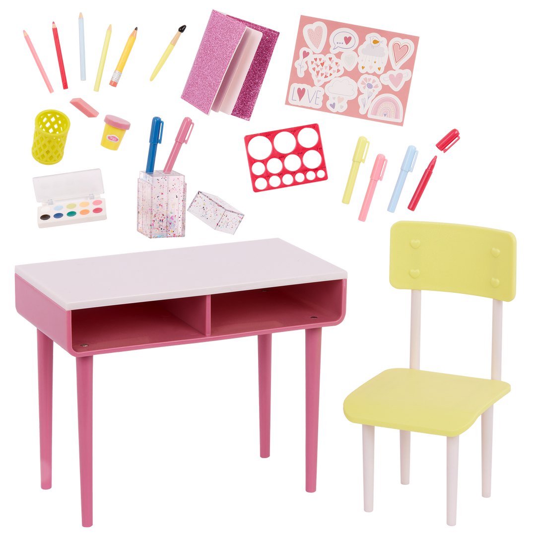 Our Generation Imagination Station Doll Desk and Chair Set